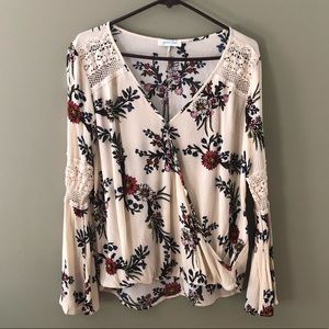 Grace and Lace Floral Blouse